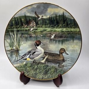 Vintage "The Pintail" Collectible Plate Signed by Artist & Numbered EUC